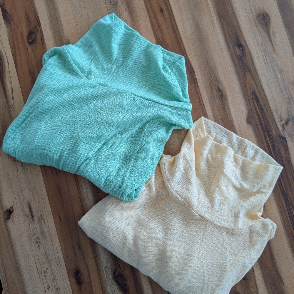 H&M Cream Ribbed Short Sleeve Top - Picture 5 of 5